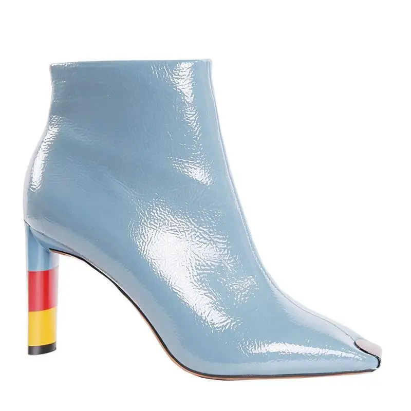 8 High heels winter 2018 MoBeiNi color matching round head Martin boots women's shoes thick with short boots cotton boots
8 High heels winter 2018 MoBeiNi color matching round head Martin boots women's shoes thick with short boots cotton boots