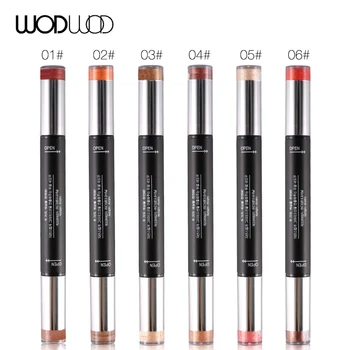 WODWOD Double-Ended Eyeshadow Pencil Stick 6 Colors Shimmer Matte Eye Shadow Pigments Waterproof Makeup Nude Natural Cosmetics
WODWOD Double-Ended Eyeshadow Pencil Stick 6 Colors Shimmer Matte Eye Shadow Pigments Waterproof Makeup Nude Natural Cosmetics