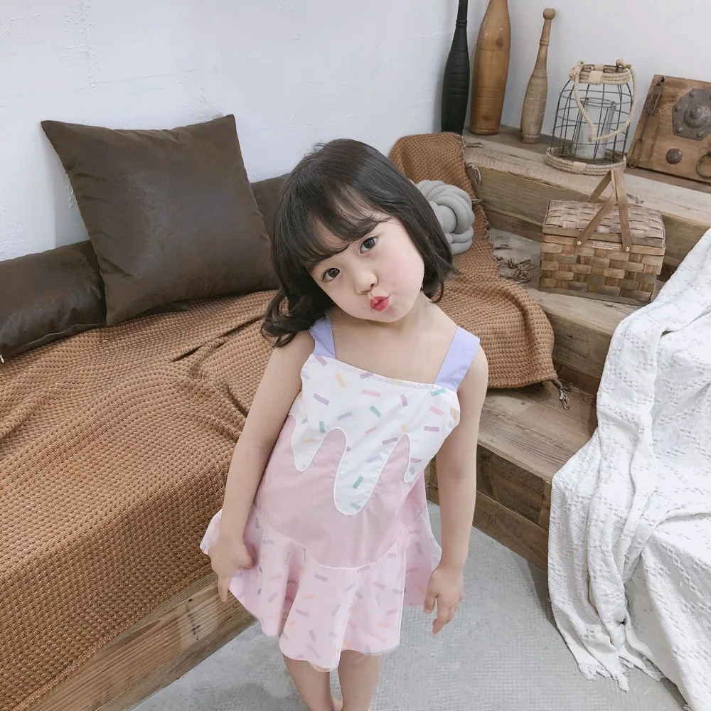 baby girl clothes girls dress Pink pattern ice cream print dress Sling dress summer lovely clothes
baby girl clothes girls dress Pink pattern ice cream print dress Sling dress summer lovely clothes