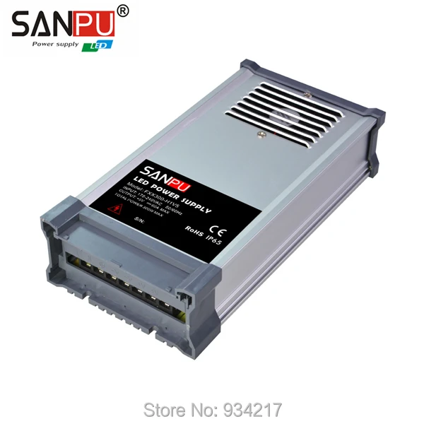 SANPU SMPS LED Power Supply 300W 12V 25A AC DC 175-240V 12V Switching Transformer LED Driver 12V SMPS New Aluminum Rainproof
SANPU SMPS LED Power Supply 300W 12V 25A AC DC 175-240V 12V Switching Transformer LED Driver 12V SMPS New Aluminum Rainproof