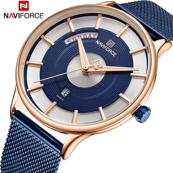 New Men Watch NAVIFORCE Mens Watches Top Brand Luxury Quartz Clock Male Sport Steel Mesh belt Wrist Watch relogio masculino 2019
New Men Watch NAVIFORCE Mens Watches Top Brand Luxury Quartz Clock Male Sport Steel Mesh belt Wrist Watch relogio masculino 2019
