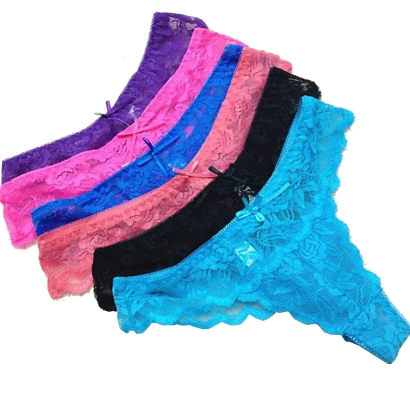 5 pcs Women Lace Thongs Panties Sexy G String Female Solid Underwear Quality Transparent Thongs Tangas M L XL Wholesale Retail
5 pcs Women Lace Thongs Panties Sexy G String Female Solid Underwear Quality Transparent Thongs Tangas M L XL Wholesale Retail