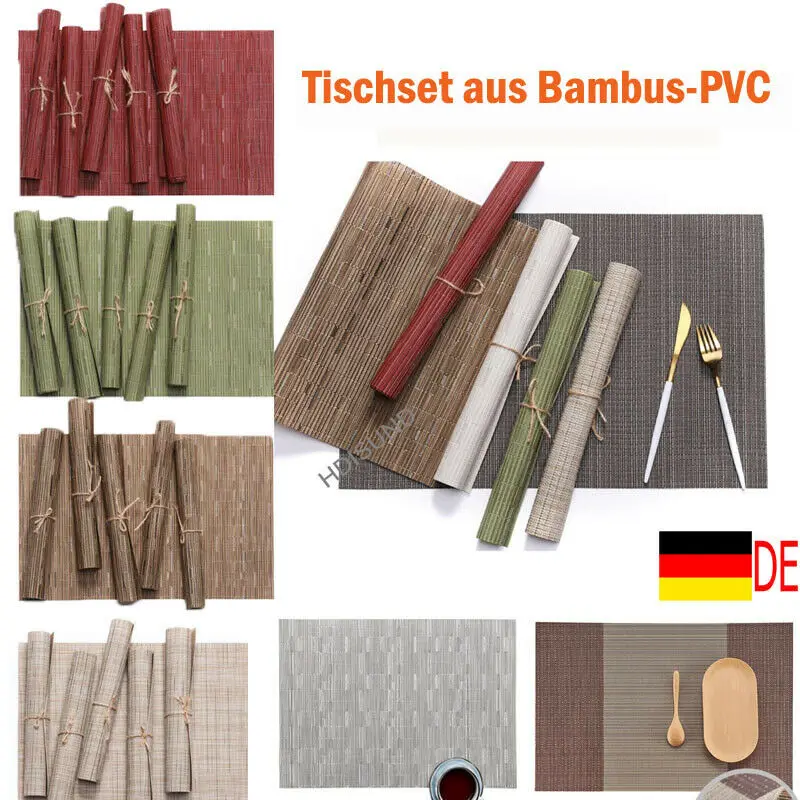 PVC Dining Room Weave Woven Placemats Table Heat Insulation Silver Place Mats
PVC Dining Room Weave Woven Placemats Table Heat Insulation Silver Place Mats