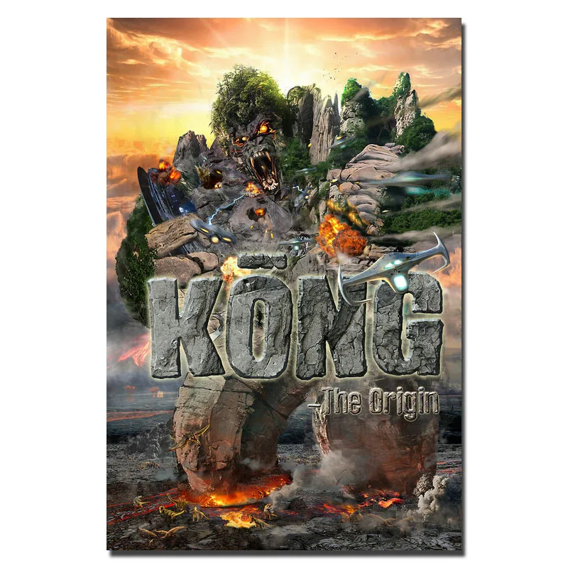 Kong Skull Island 2017 New Movie Canvas Or Silk Poster 30x20 20 inch King Kong Picture Decoration(click to see more)-3
Kong Skull Island 2017 New Movie Canvas Or Silk Poster 30x20 20 inch King Kong Picture Decoration(click to see more)-3