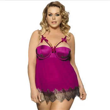 Plus Size Open Bra Costumes Baby Doll Underwear Lady Sexy Lingerie Transparent Conjoined Dress Temptation
Plus Size Open Bra Costumes Baby Doll Underwear Lady Sexy Lingerie Transparent Conjoined Dress Temptation