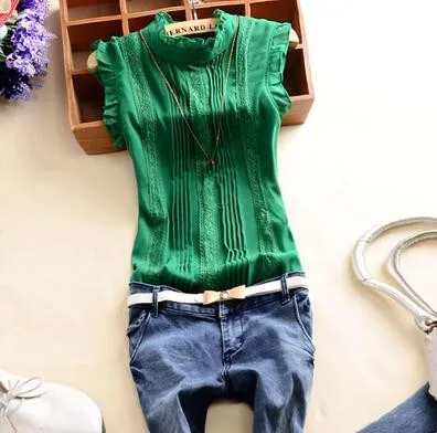 Summer 2019 version of self-cultivation, high-necked lace sleeveless vest, lotus leaf Chiffon dress woman
Summer 2019 version of self-cultivation, high-necked lace sleeveless vest, lotus leaf Chiffon dress woman