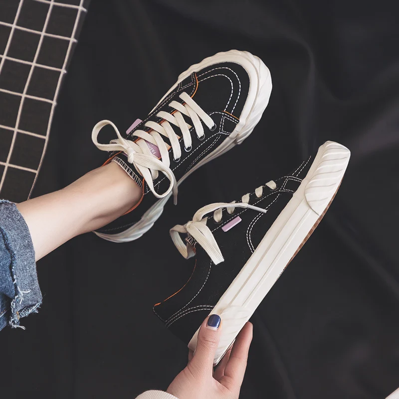 Classic White Sneakers Women Casual Canvas Shoes Female Summer Lace-Up Flat Trainers Fashion Zapatillas Mujer Vulcanize Shoes
Classic White Sneakers Women Casual Canvas Shoes Female Summer Lace-Up Flat Trainers Fashion Zapatillas Mujer Vulcanize Shoes