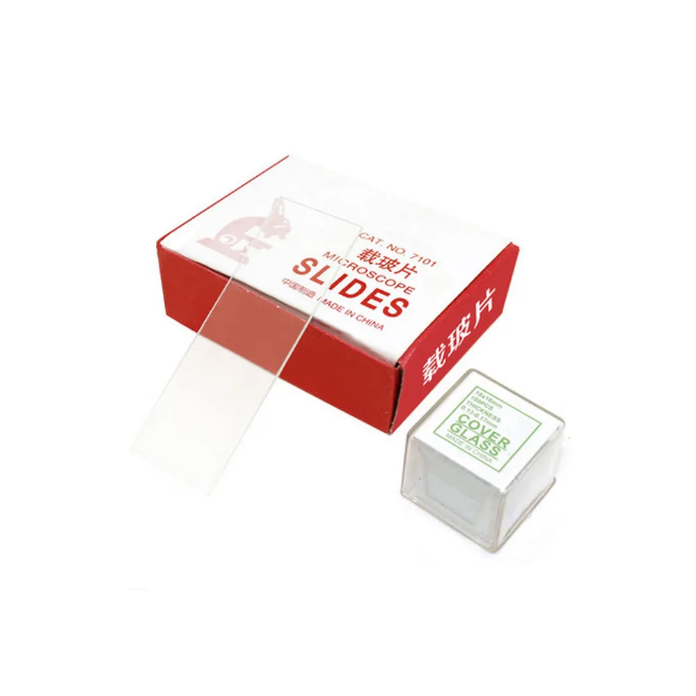 NewScope 50 pcs Microscope Slides and 100 pcs Cover Glass for Preparation of Specimen Microscope Slides Glass Cover Slips
NewScope 50 pcs Microscope Slides and 100 pcs Cover Glass for Preparation of Specimen Microscope Slides Glass Cover Slips