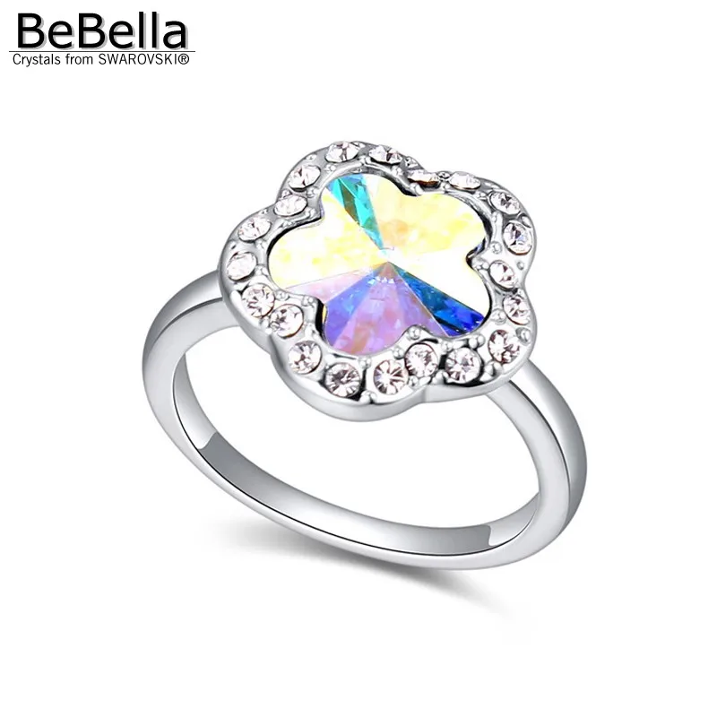 BeBella 6 colors plum flower finger ring with Crystal from Swarovski original fashion jewelry for girl women Christmas gift 2018
BeBella 6 colors plum flower finger ring with Crystal from Swarovski original fashion jewelry for girl women Christmas gift 2018