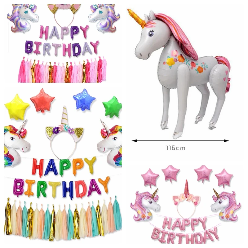 Unicornio Walking Animal Foil Balloons Unicorn Party Decorations Balloon Girls Birthday Theme Party Decor Favors
Unicornio Walking Animal Foil Balloons Unicorn Party Decorations Balloon Girls Birthday Theme Party Decor Favors