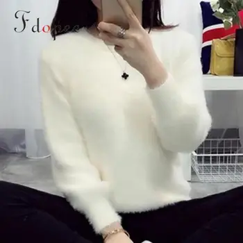 Winter Sweater Women Fashion Casual Simple Lantern Sleeve Solid Color Loose Comfort Cashmere Warm Knitting Mohair Fur Pullover
Winter Sweater Women Fashion Casual Simple Lantern Sleeve Solid Color Loose Comfort Cashmere Warm Knitting Mohair Fur Pullover