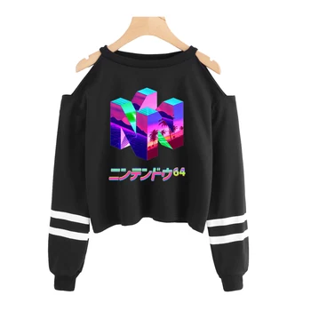 Vaporwave Hoodies Kawaii Clothes Women Hoodie Harajuku Crop Tops Shirt Off-shoulder Sweatshirt Femme Girls Woman Korean Style
Vaporwave Hoodies Kawaii Clothes Women Hoodie Harajuku Crop Tops Shirt Off-shoulder Sweatshirt Femme Girls Woman Korean Style