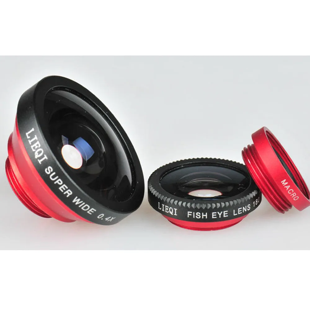 Universal Clip 3in1 0.4X Wide Angle+Fish Eye+Macro Lens Phone Camera Kit Set for iPhone 5 6 Plus HTC Samsung Sony LG Smartphone
Universal Clip 3in1 0.4X Wide Angle+Fish Eye+Macro Lens Phone Camera Kit Set for iPhone 5 6 Plus HTC Samsung Sony LG Smartphone