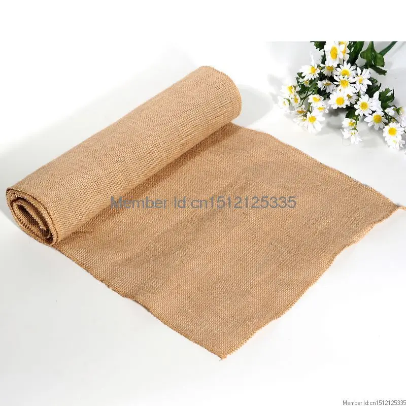 1 pcs 3m*0.3m Hessian Burlap Roll Vintage Rustic Country Wedding Table Runner Decoration
1 pcs 3m*0.3m Hessian Burlap Roll Vintage Rustic Country Wedding Table Runner Decoration