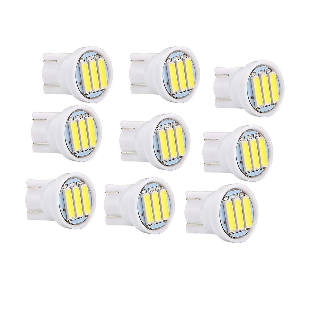 YSY 10PCS T10 7014 3SMD 194 927 161 168 W5W 3 Led Auto Instrument Lights Indicator Lamps DC12V Car Wedge Side Lamps White
YSY 10PCS T10 7014 3SMD 194 927 161 168 W5W 3 Led Auto Instrument Lights Indicator Lamps DC12V Car Wedge Side Lamps White