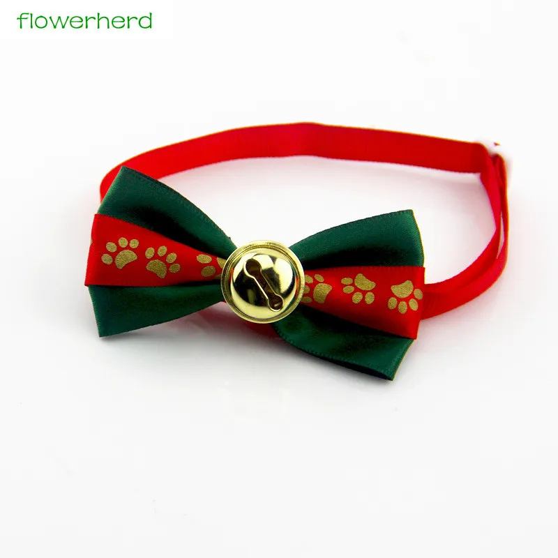 5Pcs Hot Sale Christmas Series High Quality Handmade Pet Bow Tie Printed Dog Footprints Bow with Bells Cute Jewelry
5Pcs Hot Sale Christmas Series High Quality Handmade Pet Bow Tie Printed Dog Footprints Bow with Bells Cute Jewelry