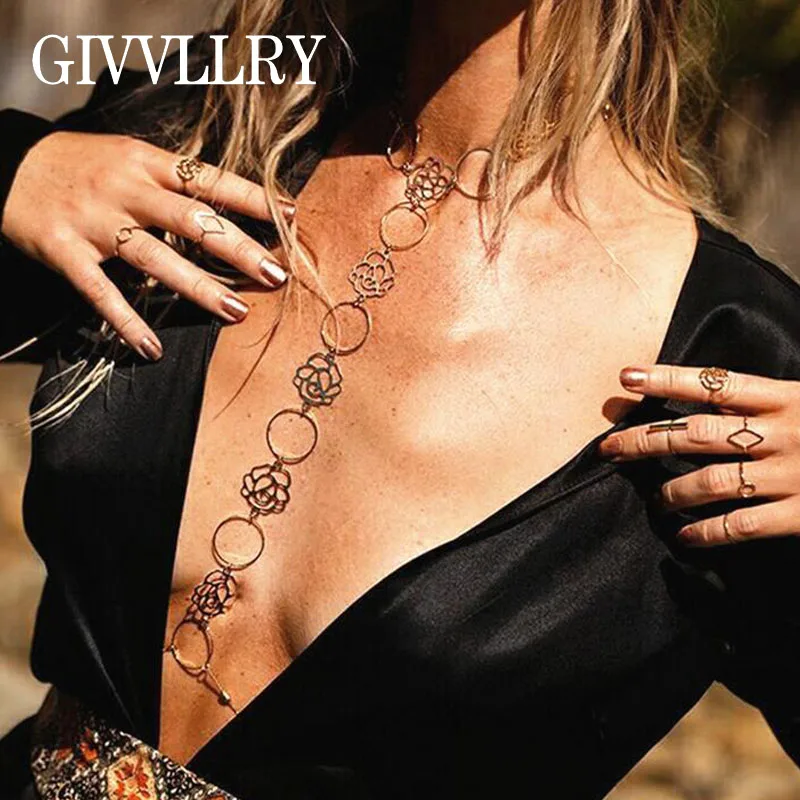 GIVVLLRY Romantic Rose Body Chain for Women Bohemian Elegant Minimalist Gold Silver Color Metal Bead Belly Chain Body Jewelry
GIVVLLRY Romantic Rose Body Chain for Women Bohemian Elegant Minimalist Gold Silver Color Metal Bead Belly Chain Body Jewelry