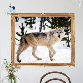 JOY SUNDAY DIY DMC Embroidery Cross Stitch 14CT unprinted 11CT printed Snow Wolf Embroidery Counter Cross stitch Cotton thread
JOY SUNDAY DIY DMC Embroidery Cross Stitch 14CT unprinted 11CT printed Snow Wolf Embroidery Counter Cross stitch Cotton thread