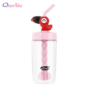 Cartoon Bird Stirring Straw Cup 400ml Portable Travel Plastic Water Bottle For Children Leak Proof Bottle Drinkware Gifts
Cartoon Bird Stirring Straw Cup 400ml Portable Travel Plastic Water Bottle For Children Leak Proof Bottle Drinkware Gifts