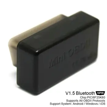 V1.5 PICI8F25K80 Bluetooth Car Scanner Wireless 9V-16V Auto Interface Code Readers Diagnostic Tool OBDII Protocols
V1.5 PICI8F25K80 Bluetooth Car Scanner Wireless 9V-16V Auto Interface Code Readers Diagnostic Tool OBDII Protocols