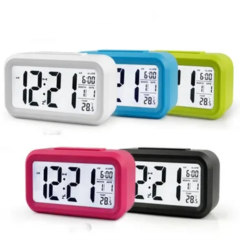 Digital Alarm Clock Student Clock Light LCD Display Snooze Electronic Office Clock with Backlight for Office Home 5 Colors
Digital Alarm Clock Student Clock Light LCD Display Snooze Electronic Office Clock with Backlight for Office Home 5 Colors