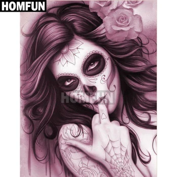 HOMFUN Full Square/Round Drill 5D DIY Diamond Painting "Painted girl flower" Embroidery Cross Stitch 3D Home Decor Gift A00001
HOMFUN Full Square/Round Drill 5D DIY Diamond Painting "Painted girl flower" Embroidery Cross Stitch 3D Home Decor Gift A00001