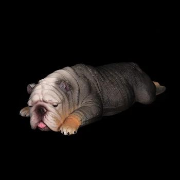 Grey 13.5CM Sleeping French Bulldog Models Animal Action Figures Cheap Toys For Kids Children Gifts 
Grey 13.5CM Sleeping French Bulldog Models Animal Action Figures Cheap Toys For Kids Children Gifts