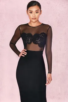 Sexy Lace Mesh Backless Bodysuit Women Long Sleeve Open Back Bodysuit Elegant Summer Jumpsuit Romper Black
Sexy Lace Mesh Backless Bodysuit Women Long Sleeve Open Back Bodysuit Elegant Summer Jumpsuit Romper Black