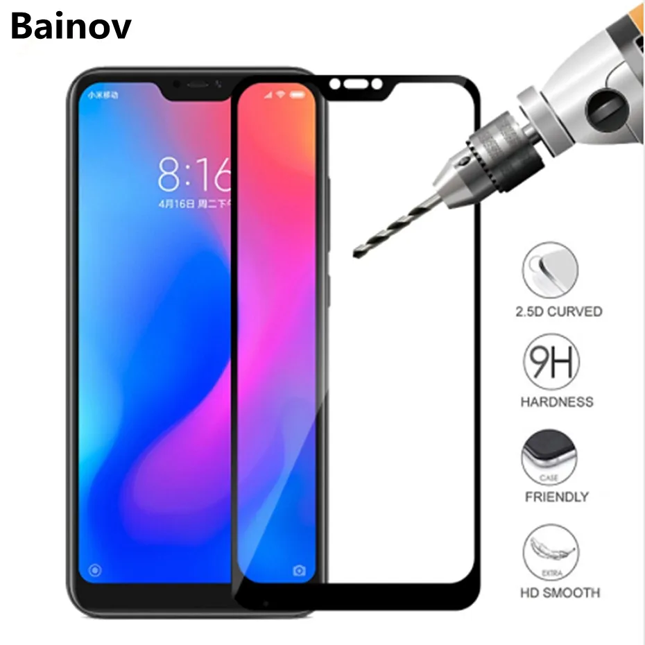 for xiaomi redmi 6A 5A 4X 4 6 pro Note 5 full cover tempered glass for xiaomi Mi A1 Mi A2 lite screen protector protective film
for xiaomi redmi 6A 5A 4X 4 6 pro Note 5 full cover tempered glass for xiaomi Mi A1 Mi A2 lite screen protector protective film