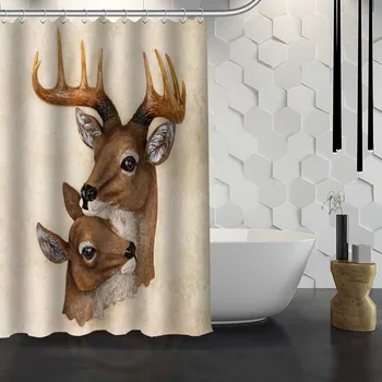 Custom Deer Animal Head Shower Curtain Waterproof Fabric Shower Curtain for Bathroom WJY1.17
Custom Deer Animal Head Shower Curtain Waterproof Fabric Shower Curtain for Bathroom WJY1.17