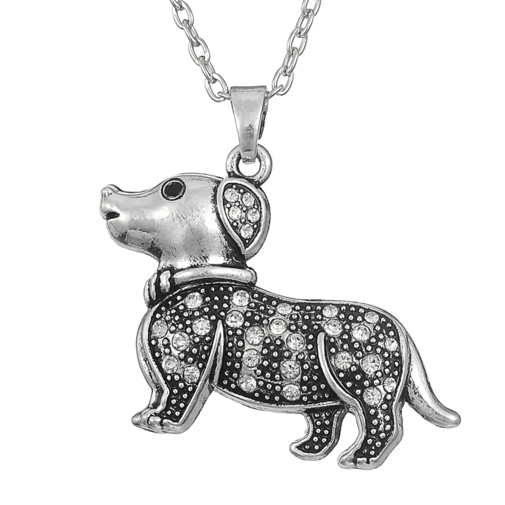 my shape Antique Silver Plated Animal Pendant Necklace Fashion Women Jewelry Dog Pet Crystal Rhinestone Paved
my shape Antique Silver Plated Animal Pendant Necklace Fashion Women Jewelry Dog Pet Crystal Rhinestone Paved