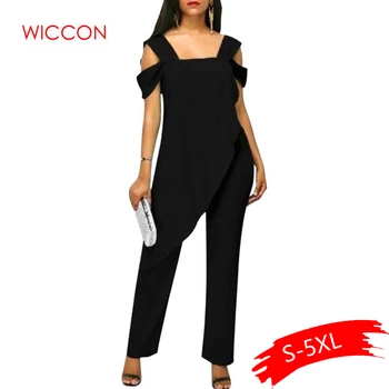 Casual Chiffon Irregular Pencil Jumpsuit Rompers Plus Size 5XL Women's Fashion High Waist Slim Sleeveless Jumpsuits
Casual Chiffon Irregular Pencil Jumpsuit Rompers Plus Size 5XL Women's Fashion High Waist Slim Sleeveless Jumpsuits