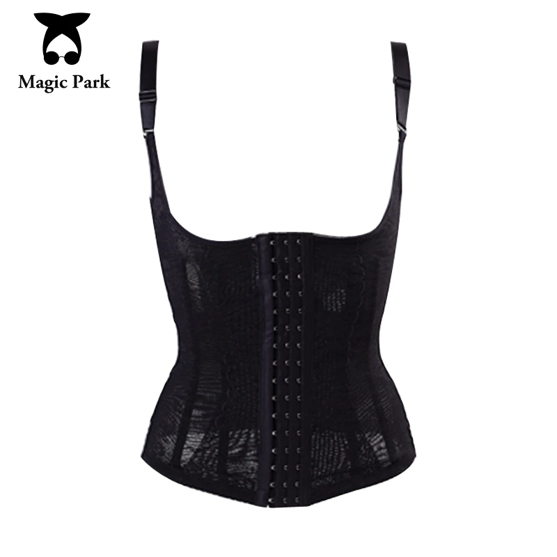 MagicPark XL-7XL Summer Mesh Abdomen Shapers Tops Plus size Steel Boned Waist Shapers Tops Women Corsets Shapewear Underbust Top
MagicPark XL-7XL Summer Mesh Abdomen Shapers Tops Plus size Steel Boned Waist Shapers Tops Women Corsets Shapewear Underbust Top