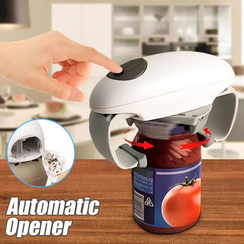 Automatic Jar Opener Tin Opener Electric Hands Mini One Touch Free Operation Kitchen Tools Gadgets Home Helper
Automatic Jar Opener Tin Opener Electric Hands Mini One Touch Free Operation Kitchen Tools Gadgets Home Helper