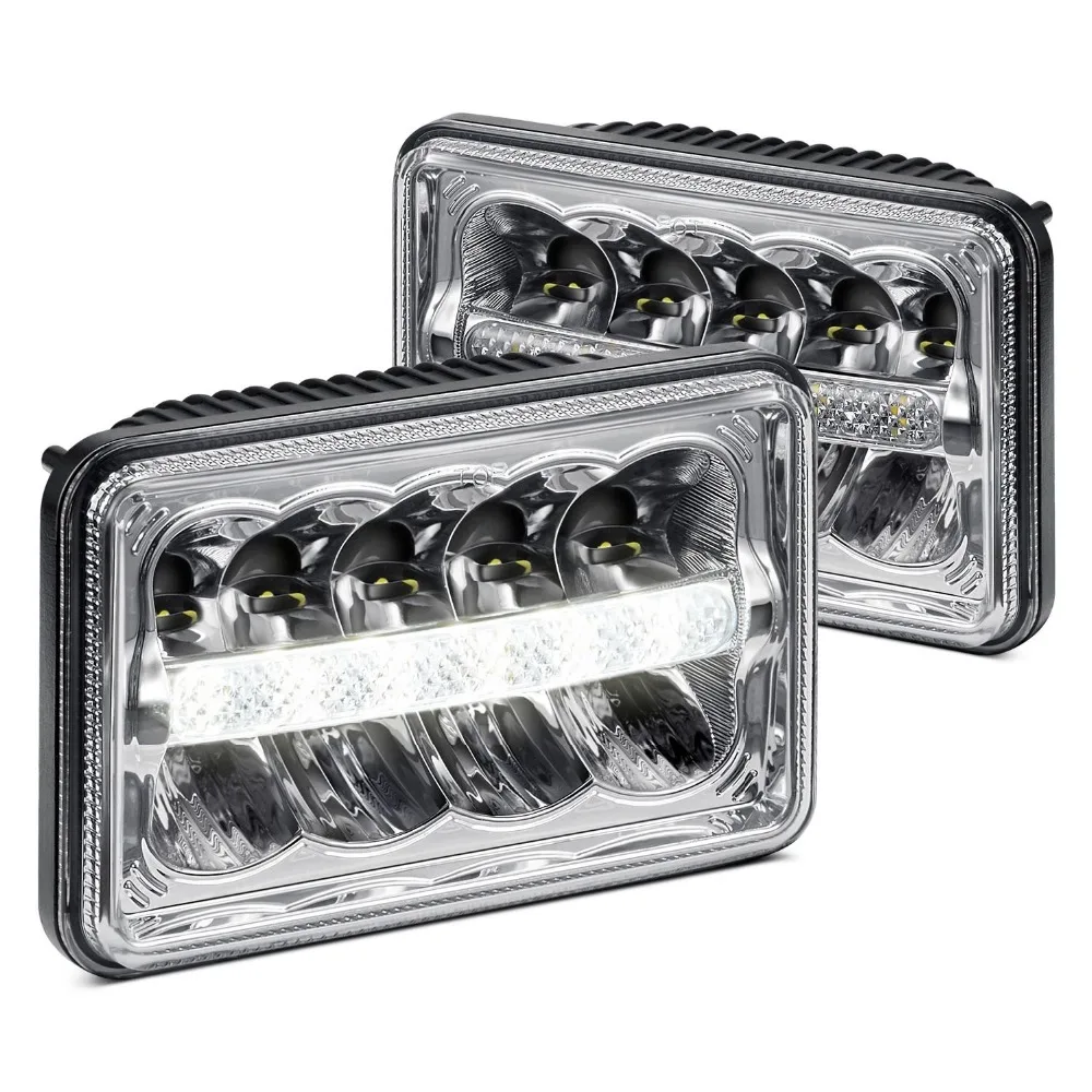 2PCS 4x6 H4 Led truck headlight bulb with Hi/Lo beam light 6x4" sealed beam bulbs replacement projector light lamp for Dodge
2PCS 4x6 H4 Led truck headlight bulb with Hi/Lo beam light 6x4" sealed beam bulbs replacement projector light lamp for Dodge