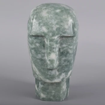 Skull Statue Poker Face 1675 g Natural Green Jade Human Head Figurine Hand Craft Gemstone Reiki Decor Art Collectible Stone
Skull Statue Poker Face 1675 g Natural Green Jade Human Head Figurine Hand Craft Gemstone Reiki Decor Art Collectible Stone