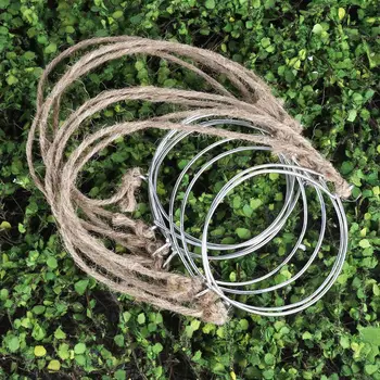 6/12 pcs Mason Jar Hanger Stainless Metal Ring with Twine Handles for Glass Jar Ball Canning Jar Small Glass Bottle
6/12 pcs Mason Jar Hanger Stainless Metal Ring with Twine Handles for Glass Jar Ball Canning Jar Small Glass Bottle