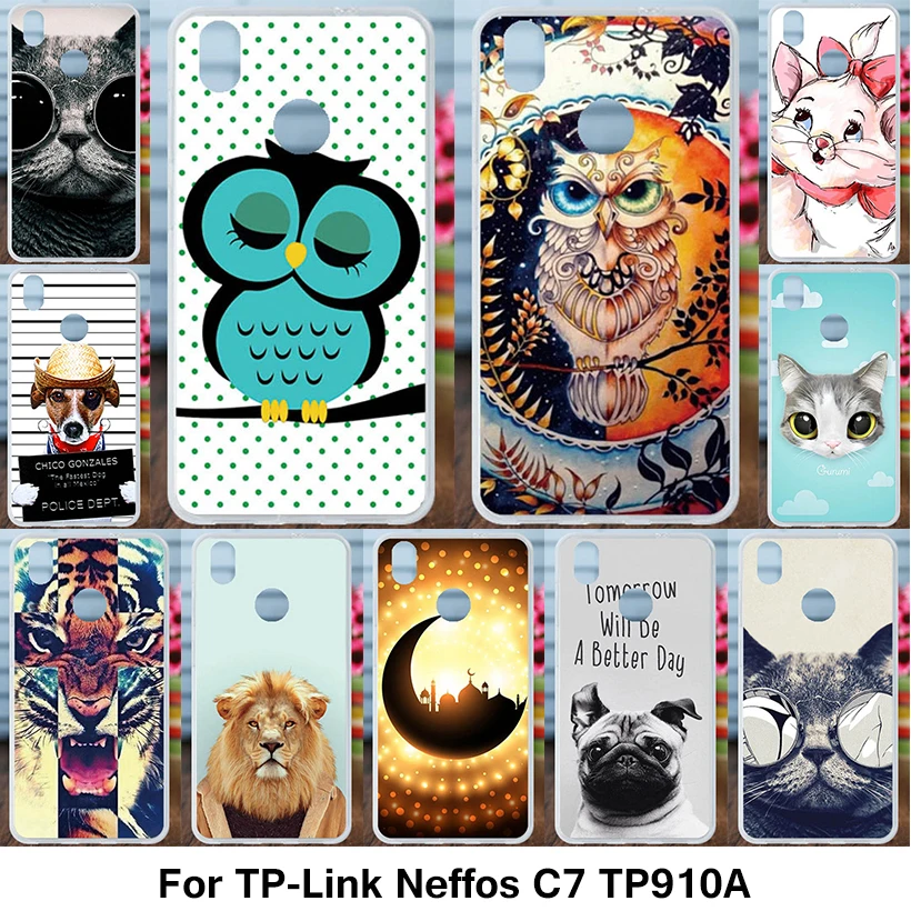 Ojeleye Case For TP-Link Neffos C7 Case Silicon DIY Animal Patterned Anti-knock Cover TP910A TP910C Cover Back Housing Shell
Ojeleye Case For TP-Link Neffos C7 Case Silicon DIY Animal Patterned Anti-knock Cover TP910A TP910C Cover Back Housing Shell