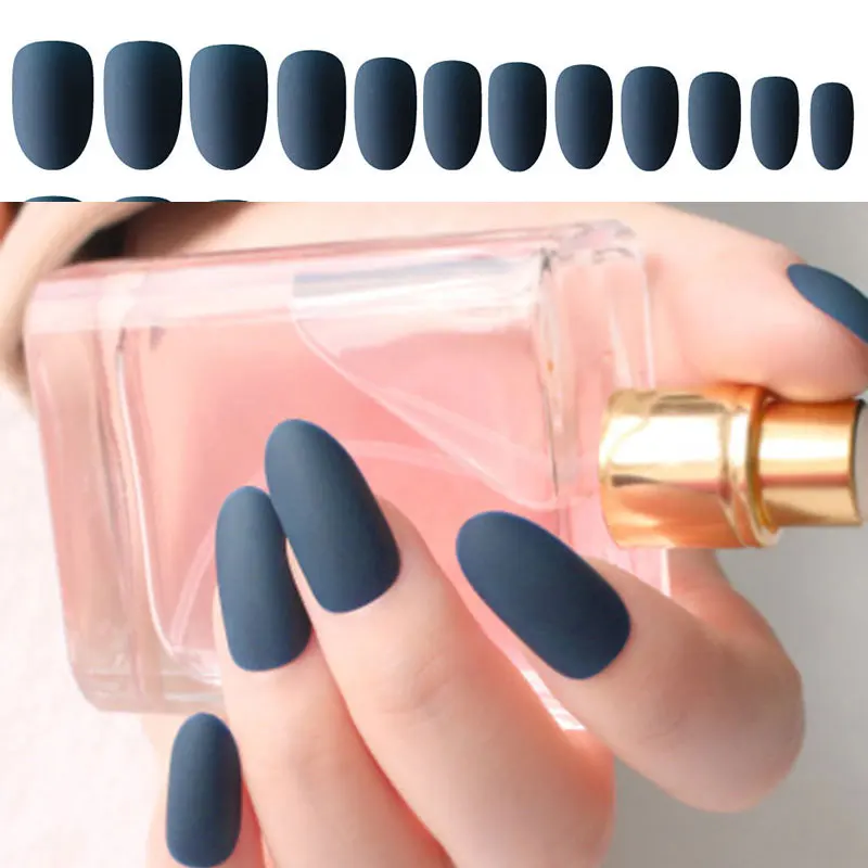 2019 HOT 24pcs Frosted Matte Fake Nails Tips Rounded Head DIY Manicure Bride False Nails JIU55
2019 HOT 24pcs Frosted Matte Fake Nails Tips Rounded Head DIY Manicure Bride False Nails JIU55