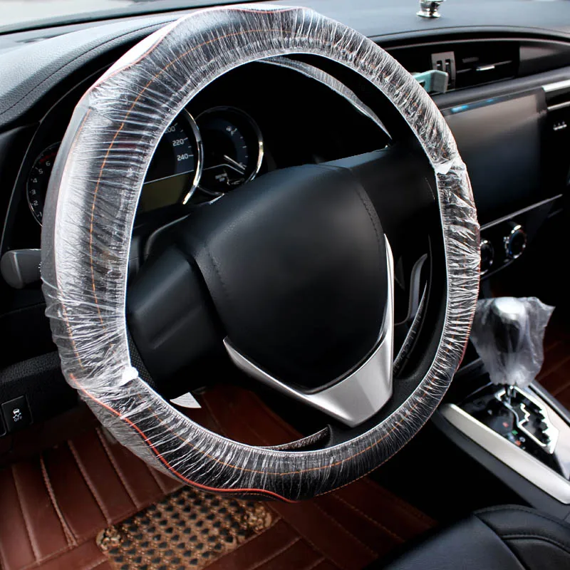 100pcs Universally Car Disposable Plastic Steering Wheel Cover Waterproof For BMW Honda
100pcs Universally Car Disposable Plastic Steering Wheel Cover Waterproof For BMW Honda