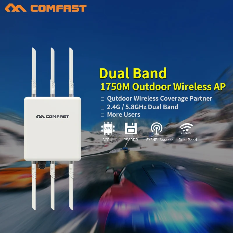 Gigabit poe wireless outdoor AP cpe bridge 802.11AC dual band 1750Mbps wifi router with 30dBi antenna WiFi coverage base station
Gigabit poe wireless outdoor AP cpe bridge 802.11AC dual band 1750Mbps wifi router with 30dBi antenna WiFi coverage base station