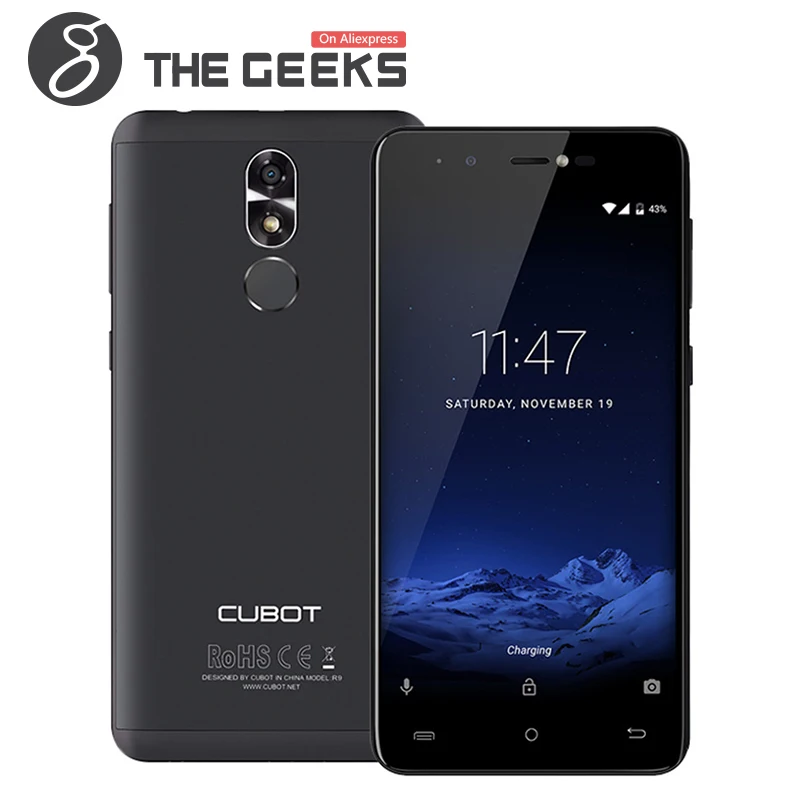 Оригинал CUBOT R9 2 ГБ Оперативная память 16 Встроенная Мобильный телефон Android 7 0 MTK6580 1.