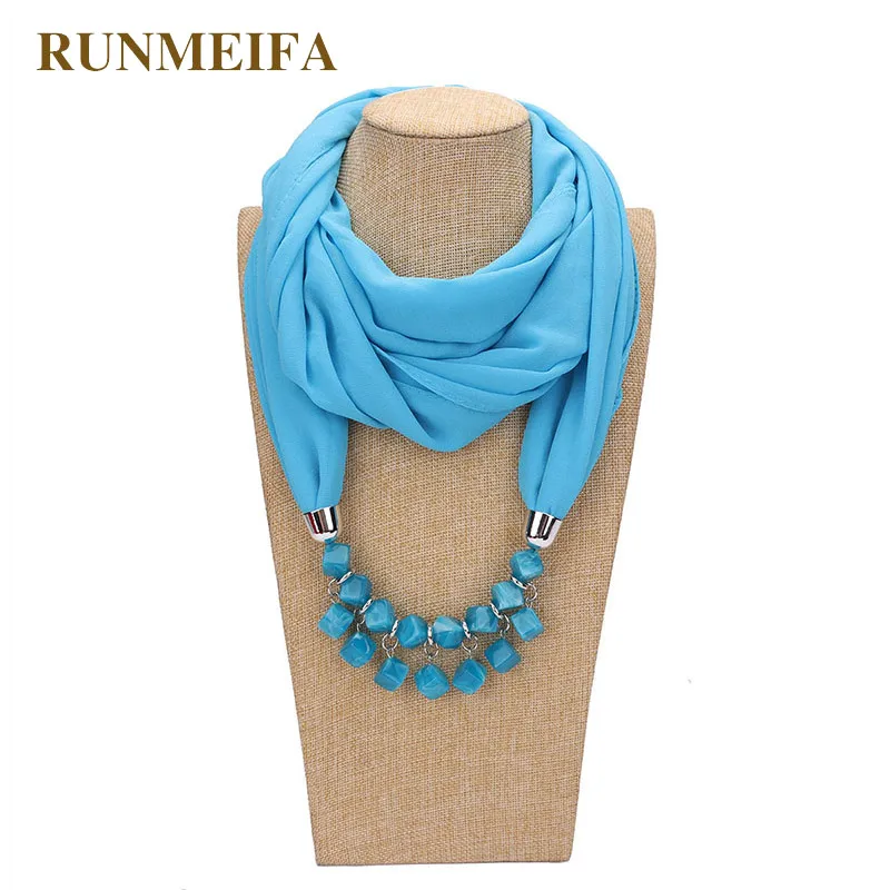 RUNMEIFA New Fashion Pendant Scarf For Women Elegant Accessories Hijab Femme Gorgeous Echarpe Resin Alloy Pendant Scarf For Girl
RUNMEIFA New Fashion Pendant Scarf For Women Elegant Accessories Hijab Femme Gorgeous Echarpe Resin Alloy Pendant Scarf For Girl