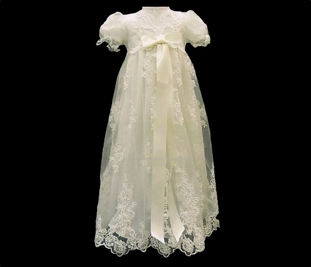 High Quality Baby Girls Christening Dress Baptism Gown Lace Applique Baby Birthday Dress White Ivory 0 3 6 9 12 15 18 24Month
High Quality Baby Girls Christening Dress Baptism Gown Lace Applique Baby Birthday Dress White Ivory 0 3 6 9 12 15 18 24Month