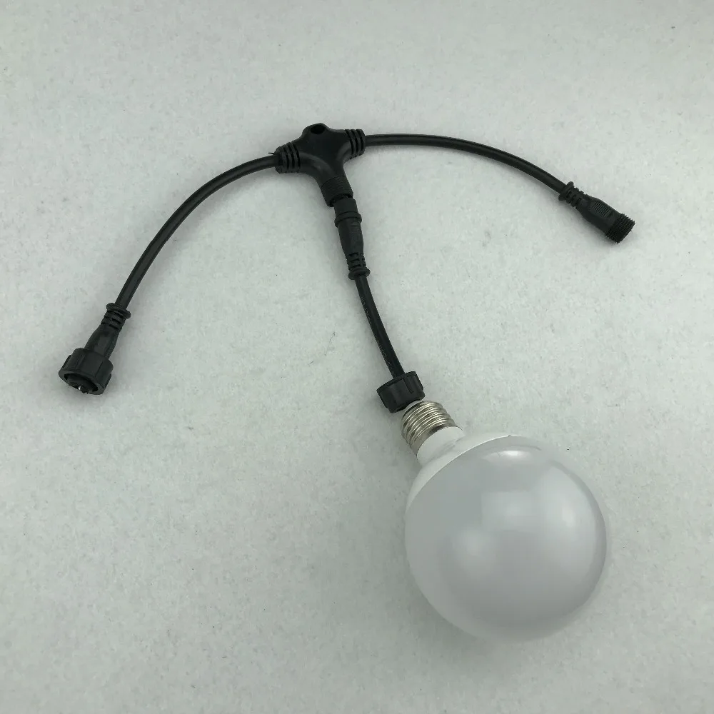 80mm UCS1903 addressable globe type pixel light;DC24V input;1.44W(4pcs 5050 SMD RGB inside);with(3-4-3) T connector
80mm UCS1903 addressable globe type pixel light;DC24V input;1.44W(4pcs 5050 SMD RGB inside);with(3-4-3) T connector