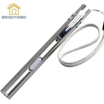 BRIGHTINWD Fashion Portable Mini Pen Flashlight Stainless Steel USB Rechargeable LED Superbright Electric Torch
BRIGHTINWD Fashion Portable Mini Pen Flashlight Stainless Steel USB Rechargeable LED Superbright Electric Torch