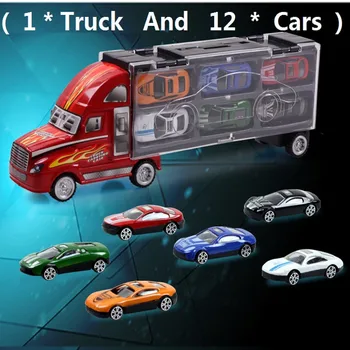 HOT!!! 13-in-1 Haulage truck Pixar Cars Small Alloy Models Toy Car Children Educational Toys Simulation Model Gift For Boys toys
HOT!!! 13-in-1 Haulage truck Pixar Cars Small Alloy Models Toy Car Children Educational Toys Simulation Model Gift For Boys toys