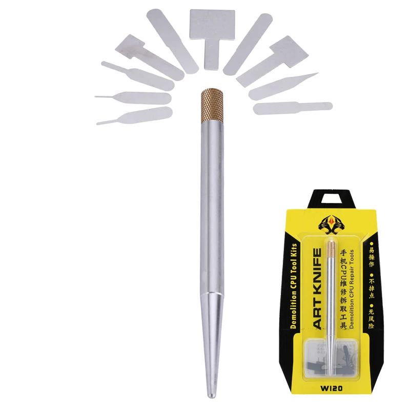 10 in 1 Mobile Phone IC Chip Repair Tools Thin Blade For iPhone A8 A9 CPU Remover NAND Flash Motherboard Repair Tools
10 in 1 Mobile Phone IC Chip Repair Tools Thin Blade For iPhone A8 A9 CPU Remover NAND Flash Motherboard Repair Tools