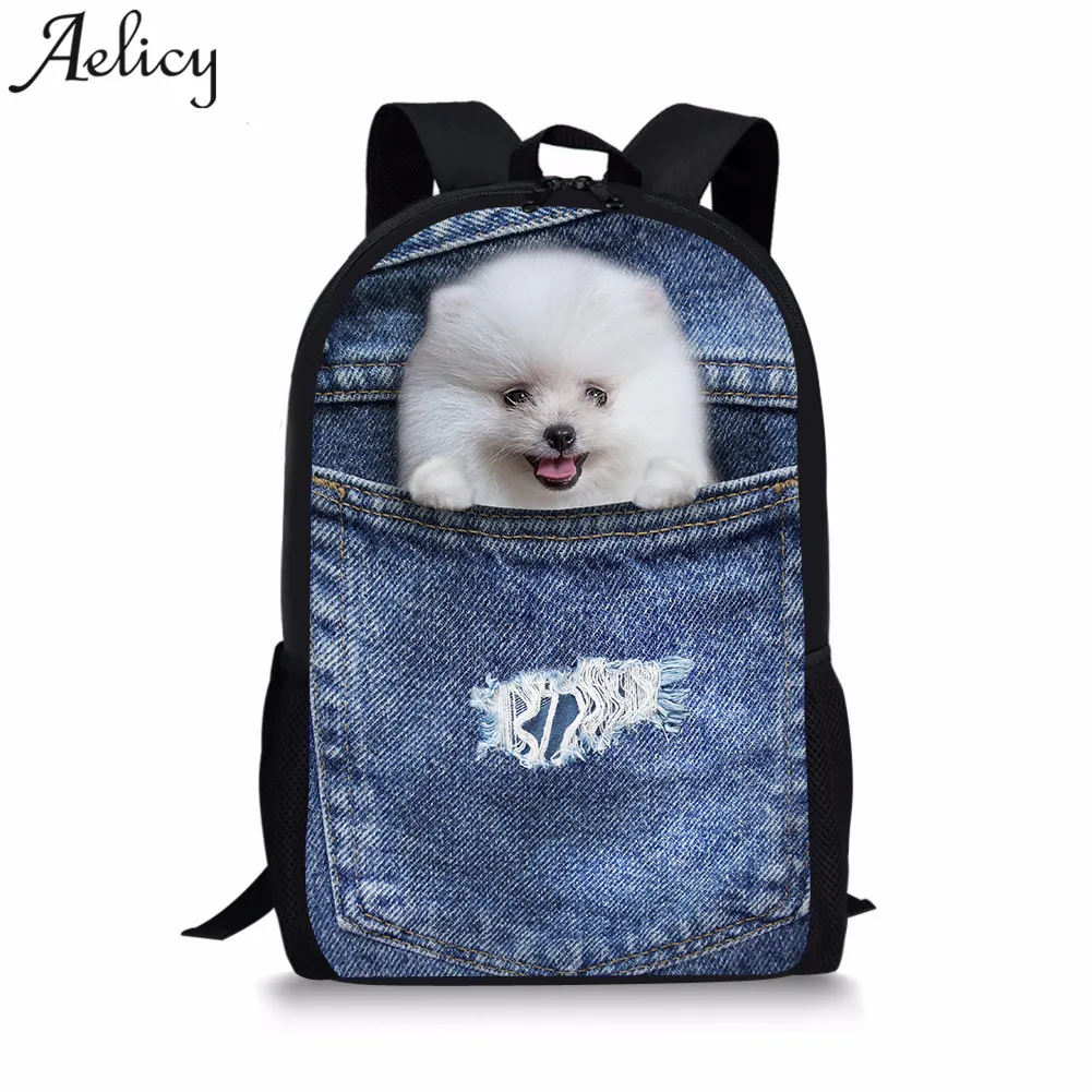 Aelicy Women Backpack 3D print Animal Cat Dog Backpack Rucksack College girls School Bags 2019 new mochila feminina drop ship
Aelicy Women Backpack 3D print Animal Cat Dog Backpack Rucksack College girls School Bags 2019 new mochila feminina drop ship