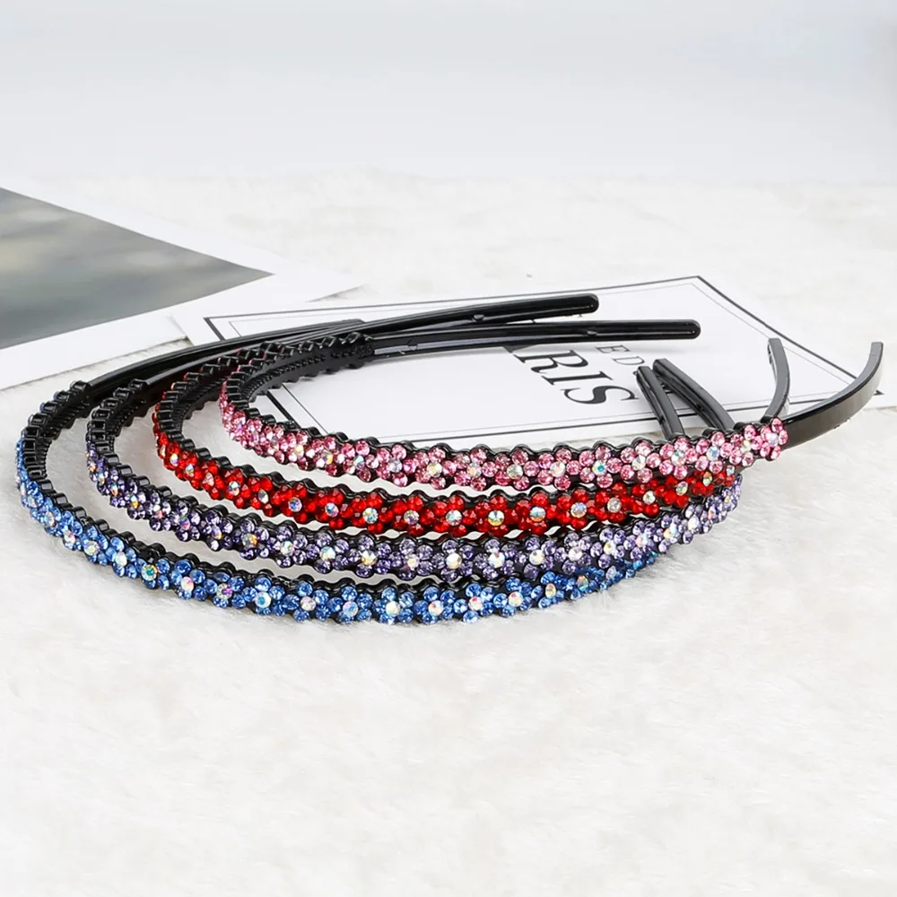 New Arrival 1pc/bag height 8mm plastic headband with glass diamond plum shape diamond Lady Rhinestone Headband Hair Accessories
New Arrival 1pc/bag height 8mm plastic headband with glass diamond plum shape diamond Lady Rhinestone Headband Hair Accessories